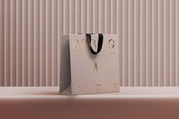 Perspective View of Elegant Bag Mockup