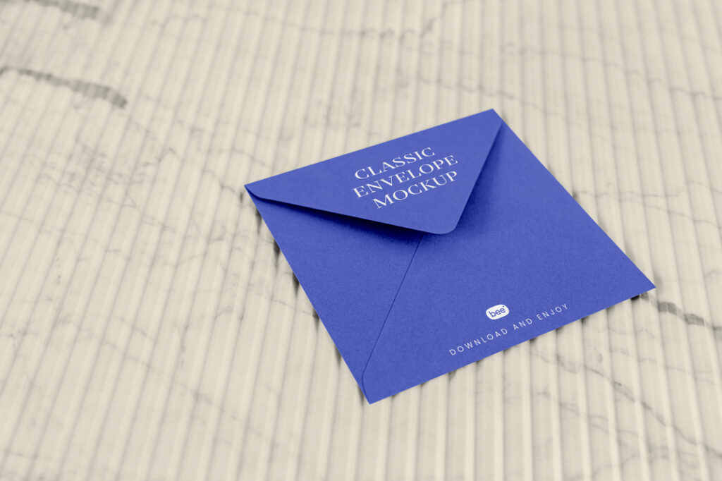 Perspective View of Envelope Mockup