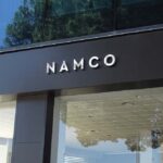 Perspective View of Facade Logo Mockup