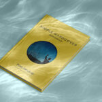 Perspective View of Hardcover Book Mockup