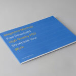 Perspective View of Horizontal Magazine Mockup