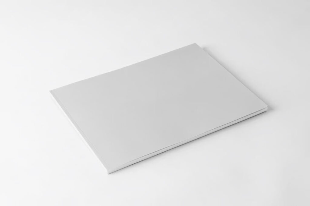 Perspective View of Horizontal Magazine Mockup
