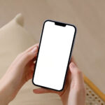 Perspective View of iPhone Pro Mockup