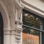 Perspective View of Luxury Window Decoration Mockup