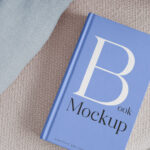Perspective View of Oblong Book Mockup