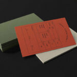 Perspective View of Posh Business Cards Mockup