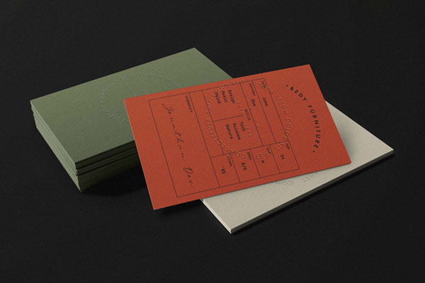 Perspective View of Posh Business Cards Mockup
