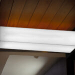 Perspective View of Rectangle Light Sign Mockup