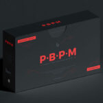Perspective View of Rectangle Product Box Packaging Mockup