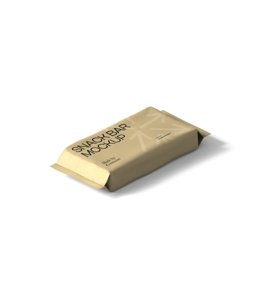 Perspective View of Snack Bar Mockup