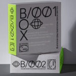 Perspective View of Square Box Mockup Set