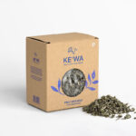 Perspective View of Tea Kraft Box Mockup