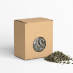 Perspective View of Tea Kraft Box Mockup