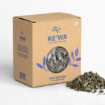 Perspective View of Tea Kraft Box Mockup