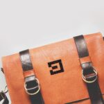 Perspective View of Two Logos on Bag Mockups