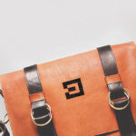 Perspective View of Two Logos on Bag Mockups