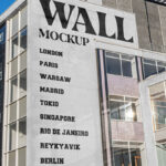 Perspective View of Vertical Wall Mockup