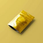 Perspective View of Ziploc Bag Mockup