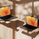 Perspective Vision of M2 MacBook Air Mockup