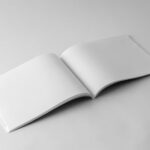 Perspective Vision of Open Horizontal Magazine Mockup
