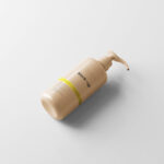 Perspective Vision of Pump Dispenser Bottle Mockup