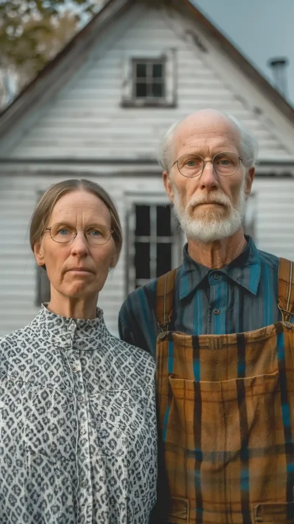 Photorealistic American Gothic