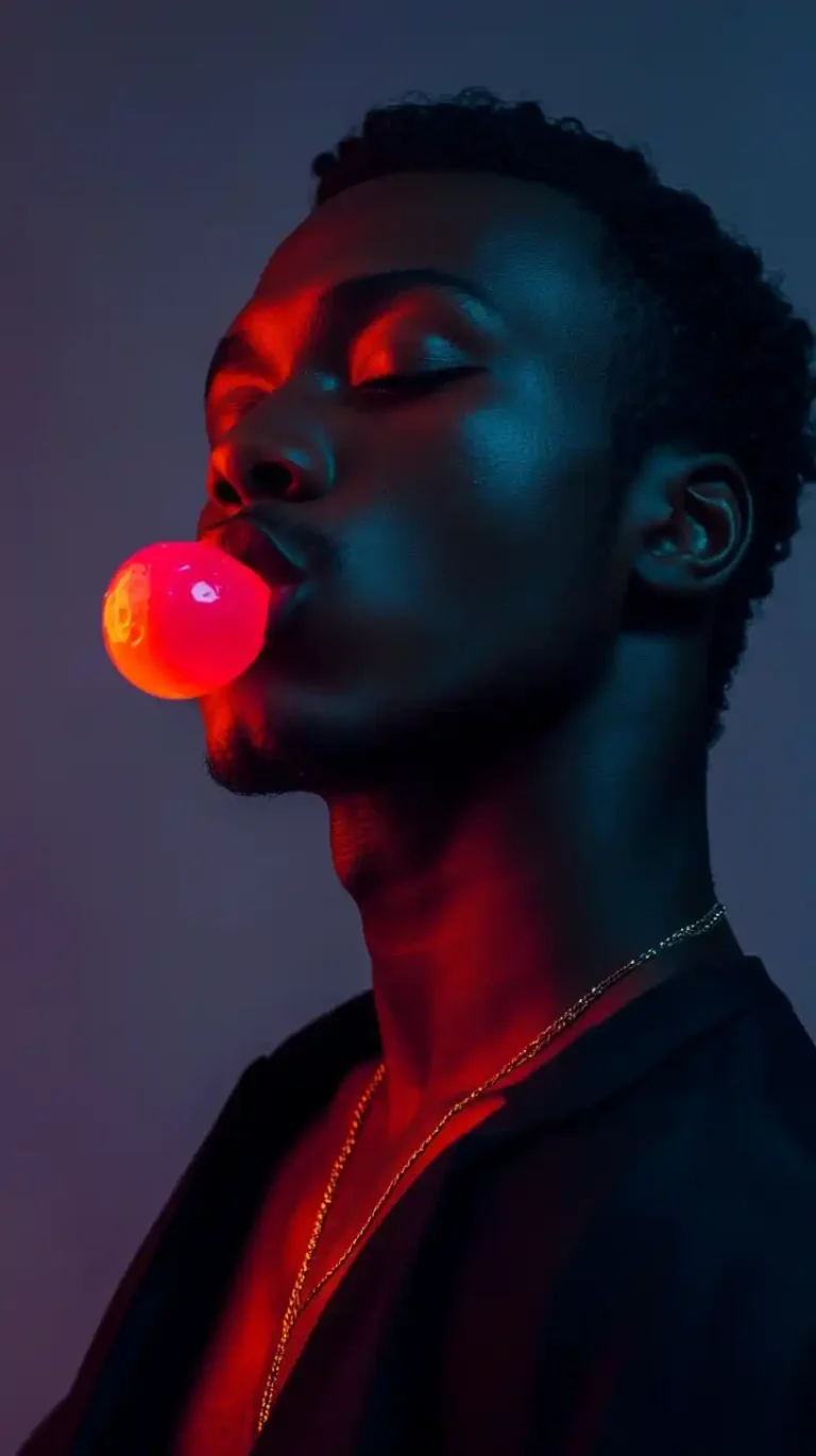 Photorealistic Black Male Portrait