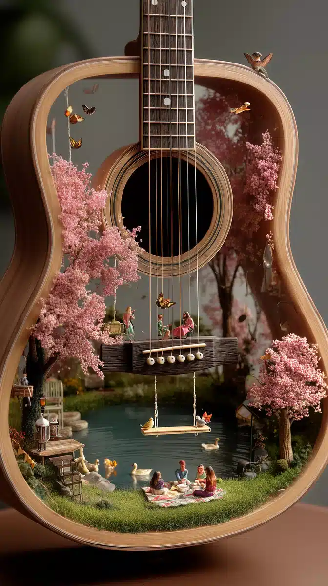 Photorealistic Garden in Guitar