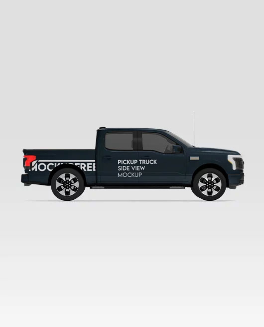 Pickup Truck Mockup