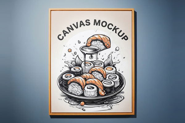 Picture Frame in Light Mockup