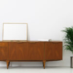 Picture Frame on Vintage Desk Mockup