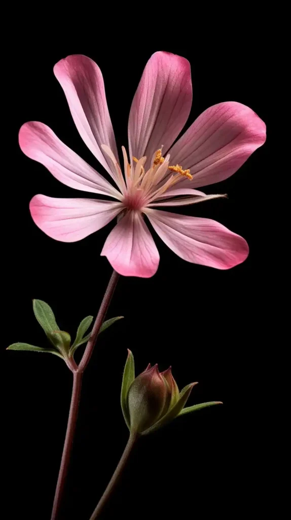 Pink Petal Chain Portrait