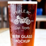 Pint of Beer Mockup