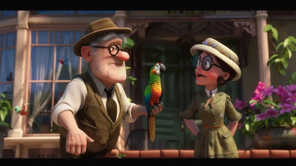 Pixar Style Colonial Explorers