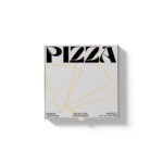 Pizza Box Mockup in Top View