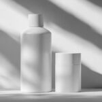 Plastic Cosmetic Bottle and Deodorant Mockup