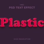 Plastic Text Effect