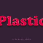 Plastic Text Effect