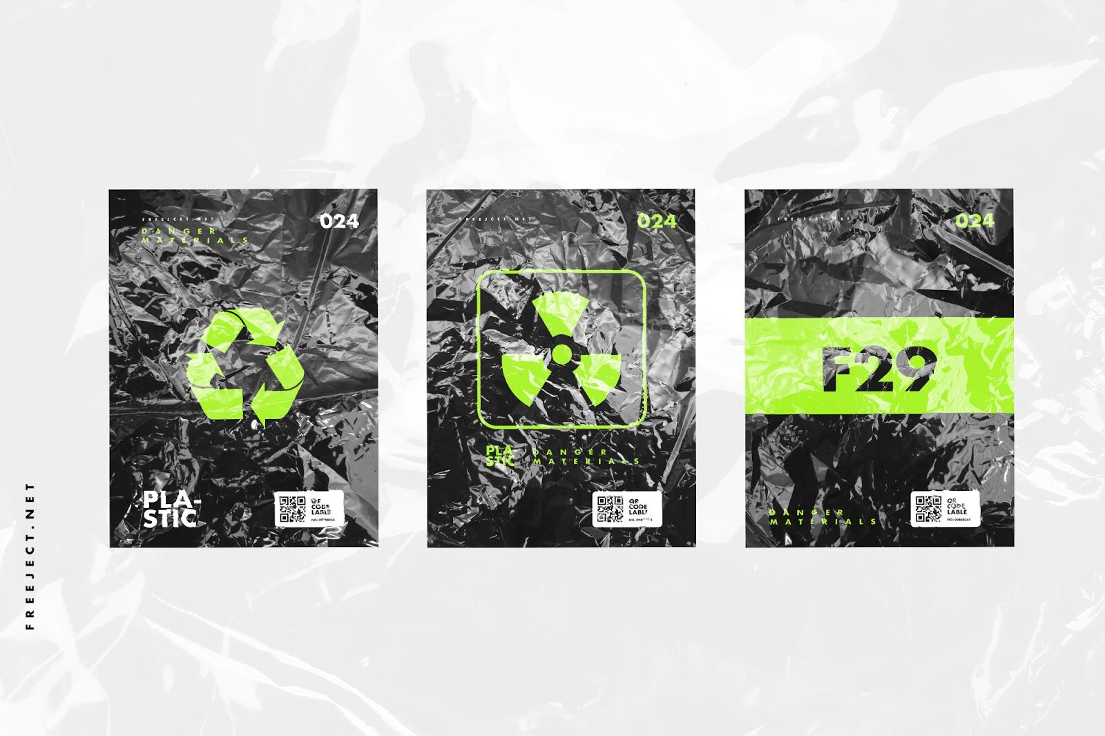 Plastic Wrap Mockup in Top View FREE PSD