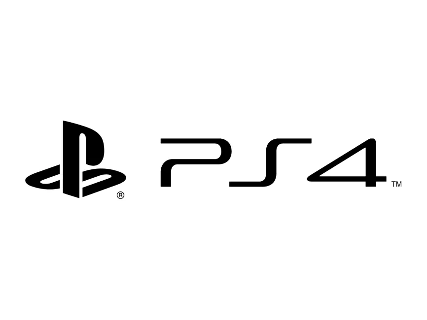 Playstation 4 And Wordmark Logo