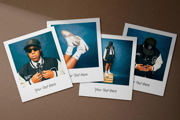 Polaroid Mockup Scene