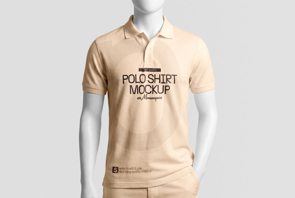 Polo Shirt Mockup on Mannequin