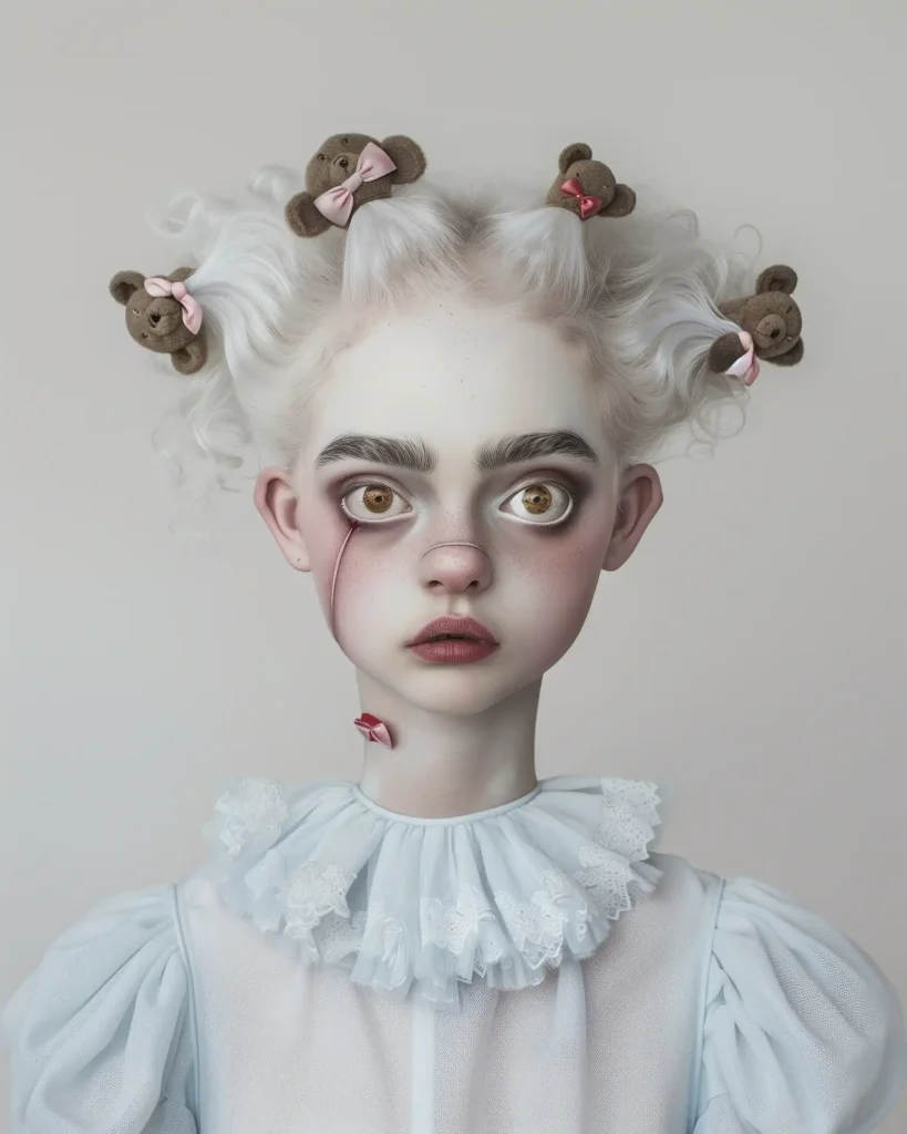 Porcelain Woman in Blue
