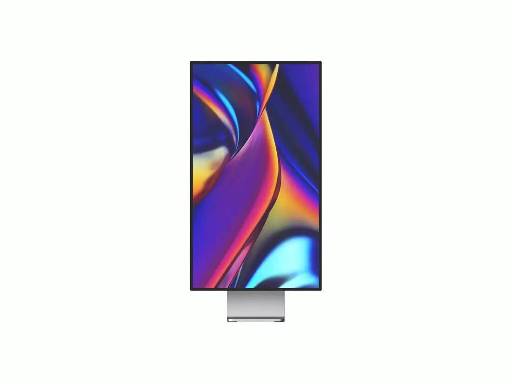 Portrait or Landscape Front View Apple Pro Display XDR Mockup
