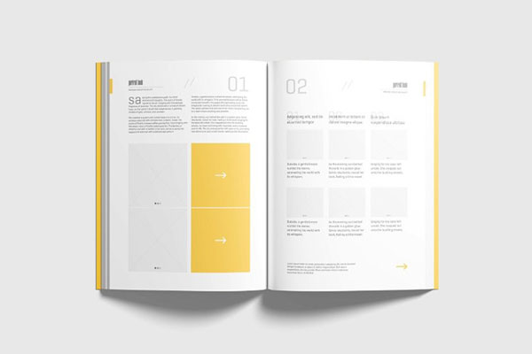 Portrait Softcover Book Mockup in 4 Shows
