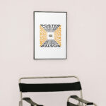 Poster Above Chair Mockup