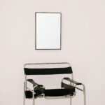 Poster Above Chair Mockup
