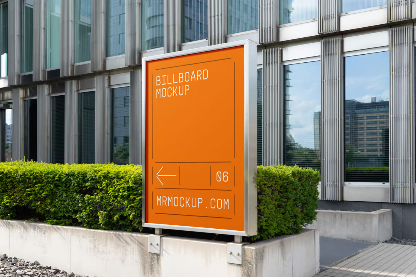 Free Poster Billboard Mockup PSD Template
