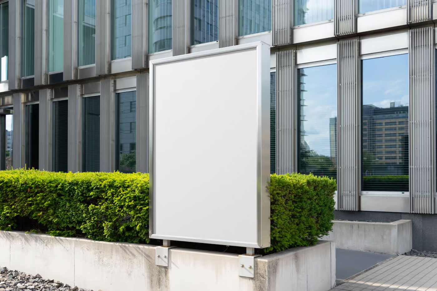 Free Poster Billboard Mockup PSD Template