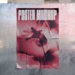 Poster Mockup on Construction Fence